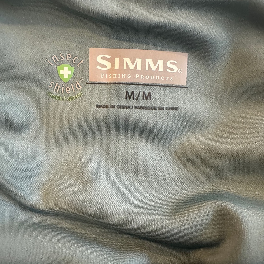 Simms Green Camo Leggings Size Medium - Picture 3 of 7